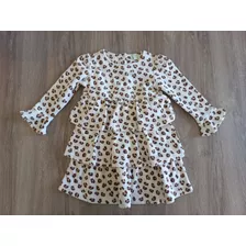 Vestido Invierno Plush Importado Nena Talle 3t Años