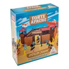 Brinquedo Forte Apache Batalha Junior Com Maleta Gulliver