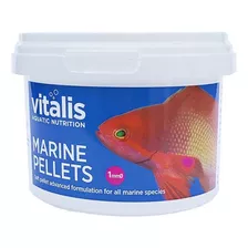 Ração Vitalis Marine Pellets 140g 1mm Aquatic Nutrion Marinh