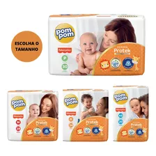 Fralda Pom Pom Derma Protek - Escolha O Tamanho P M G Xg 