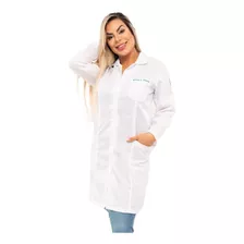 Jaleco Feminino Personalizado Bordado Fisioterapia