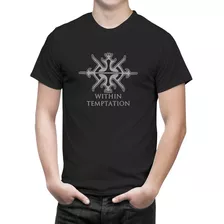 Camiseta Masculina Show Banda Within Temptation Rock Metal 