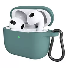 Funda AirPods 3, Cubierta Protectora Llavero [led Front...