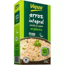 Arroz Integral Orgânico Cozido Vapor Vapza 250gr - Kit Com 5