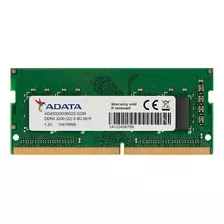 Memoria Ram 8gb Adata Ddr4 3200mhz Sodimm Cl22 Notebook