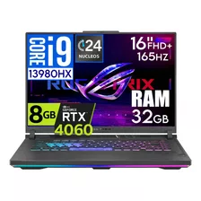 Asus Rog Strix G16 Core I9 13980hx 32gb 1tb Rtx4060 8gb 16'