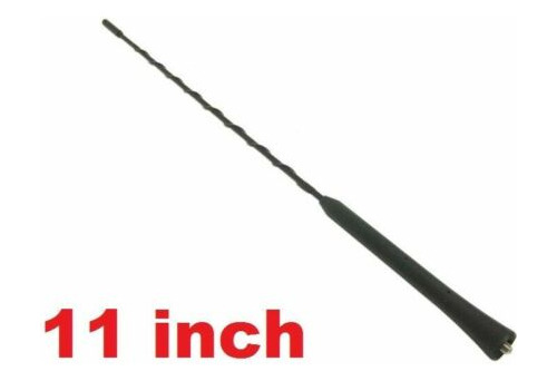 11  Inch Antenna Mast Black Power Radio Am/fm For Toyota Tta Foto 2