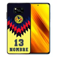 Funda Xiaomi Poco X3 América Personalizado Numero Nombre Tpu