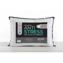 Travesseiro Matelassado Hedrons Anti Stress 50x70 Cor Branco