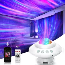 Proyector De Luz Habitacion Aurora Boreal Bocina Bluetooth V