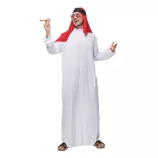 Disfraz Árabe Eraspooky Para Hombre, Bata De Jeque, Vestido 