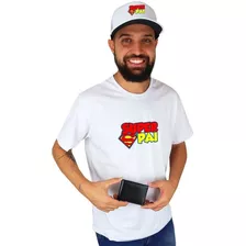 Combo Dia Dos Pais Com Camiseta Boné E Carteira De Couro