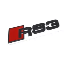 Emblema Audi Rs3 Tampa Traseira Sportback Black Sedan