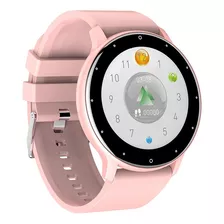 Smartwatch Lige Bw0223 1.28 Caja 45mm Pink, Malla Pink De Silicona