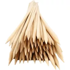 Brochetas Pack 45 Palo Bambu 5 Mm X 50cm Palillos Anticucho