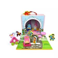 Valija Príncipe Y Princesa 16 Piezas Tooky Toy Juego Juguete