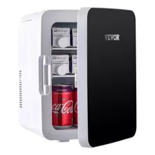 Vevor Mini Refrigerador Pequeño Portátil 12v 48w 10l Negro