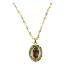 Uzzy | Medalla Virgen De Guadalupe Chapa Oro 10 Cristales