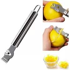 Ralador Raspador Zester Raspas Limão Laranja Inox P/ Drinks