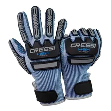 Luva De Neoprene Hex Grip Azul - Cressi