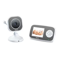 Monitor Intercomunicador Para Bebés Con Vídeo Beurer By110 