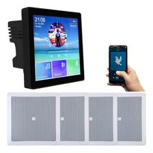 Kit Jbl Som Ambiente Amplificador De Parede Smart 4 Touch