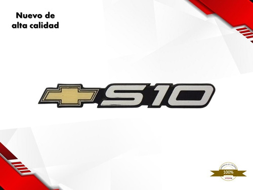 Emblema Para Tapa De Caja Chevrolet S10 91-04 Foto 3