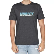 Camiseta Hurley Fastlane Mescla Preto