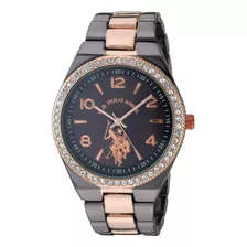 U.s. Polo Assn. Reloj Analógico De Cuarzo Para Mujer Con C.