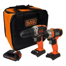  Combo Parafusadeira/furadeira De Impacto 20v Blackdecker