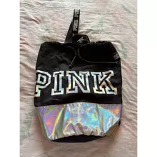 Bolsa Tipo Morral Victoria Secret Pink Grande Para Mujer