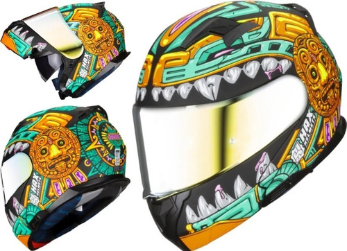 Casco Hax Abatible Amatista Jaguar Muy Bueno Foto 6