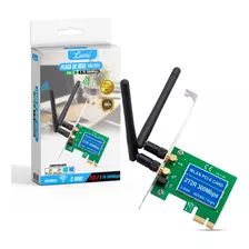 Placa Pci Express Tp-link Wireless N 2 Antenas 300mbps 2.4ghz Lumi