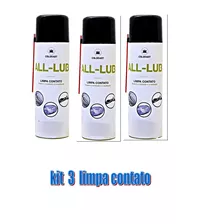  Kit 3 Limpa Contato Spray Eletronico 300ml 170g