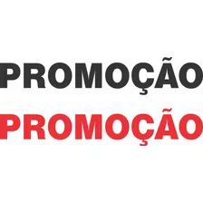 Adesivo Recortado Palavra Promoção - 50x9cm - Vinil