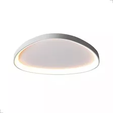 Plafon Led Seixos De Sobrepor 62x62cm 45w Bivolt 3000k Cor Branco