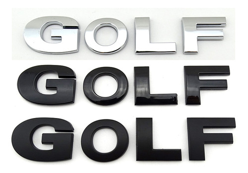 Para Volkswagen Vw Golf 3d Golf Logo Logotipo 1 2 3 4 5 Foto 2