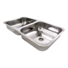 Bacha De Cocina Doble Aisi 430 Dhinox C/sop 70x37x14 Dh70