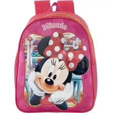 Mochila De Costas Grande Minnie Mouse Disney 9352 Xeryus Cor Rosa