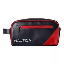 Neceser Nautica Azul Rojo Sobaquera Bolso De Viaje Hombre