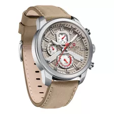 Reloj De Cuarzo Naviforce Para Hombre, Deportivo, Militar, C