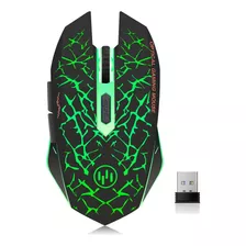 Mouse Gamer Vegcoo C12 Rgb Verde