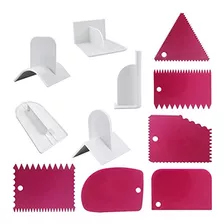 Sourceton Cake Scraper Smoother Y Fondant Kits Fabuloso 6 Pi