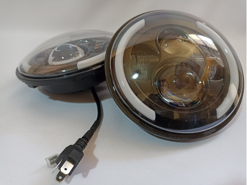 Faros Led Renault 4 Semi Circular 7pLG Blanco Ambar Foto 4