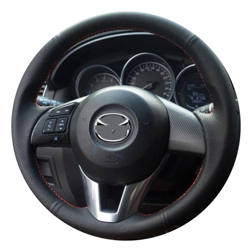 Funda Cubre Volante Para Mazda 3 2 6 Cx3 5 9 2015-17 Piel  Foto 9