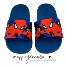 Sandalia Slide Spiderman Niño Mrb-3037