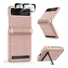 Funda Con Glitter Para Motorola Razr 2023 - Rosa