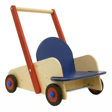 Haba Walker Wagon - Primer Juguete De Empuje Con Asiento Y .