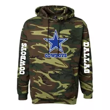 Sudadera Mod Dallas Cowboys Nfl Estampado En Vinil