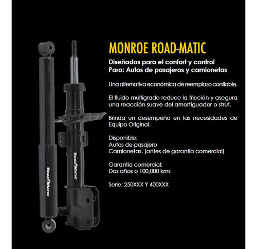 2 Amortiguadores Del Vw Jetta A4 Station Wagon 2001-2002 Mr Foto 2